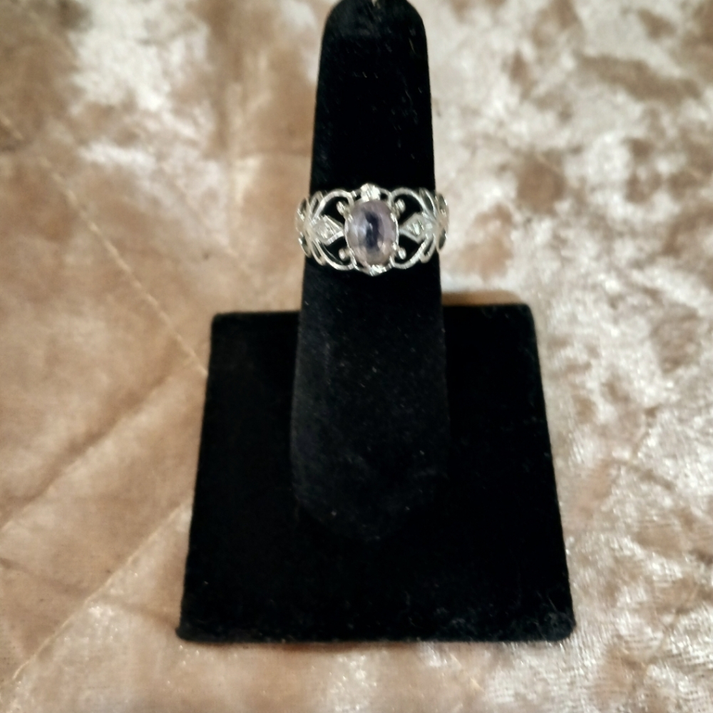Sterling silver amythyst ring